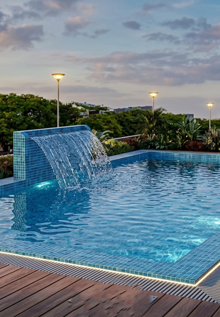Engr. Ali Hossain Roof Top Swimming Pool